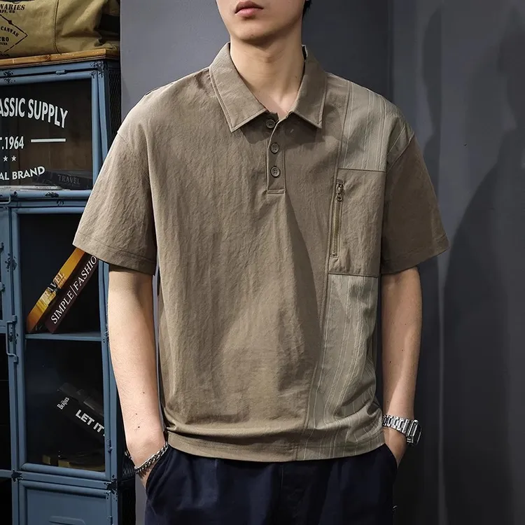 夏季薄款亚麻短袖衬衣男宽松透气清凉男士大码t恤痞帅ins棉麻衬衫