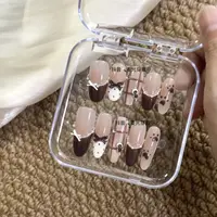 【焦糖可露丽】纯手工穿戴甲，默认无盒，无工具包
