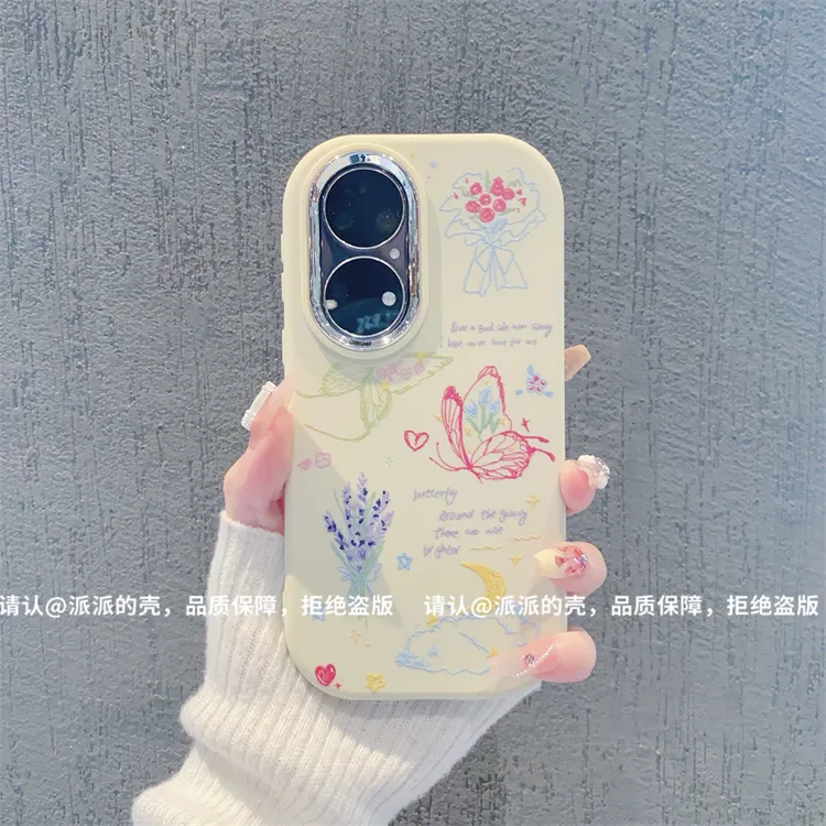 （华为P50系列）银镜小胖墩适用华为P50/华为P50E/华为P50pro手机壳