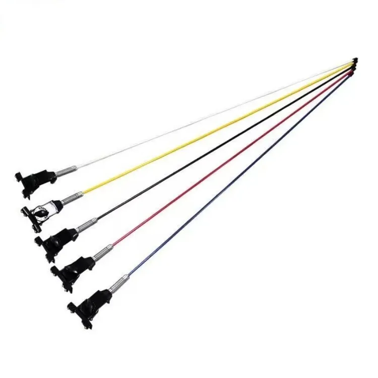 汽车装饰天线改装天线 1米车载夹边卡边加长型1.5米车用旗杆通用