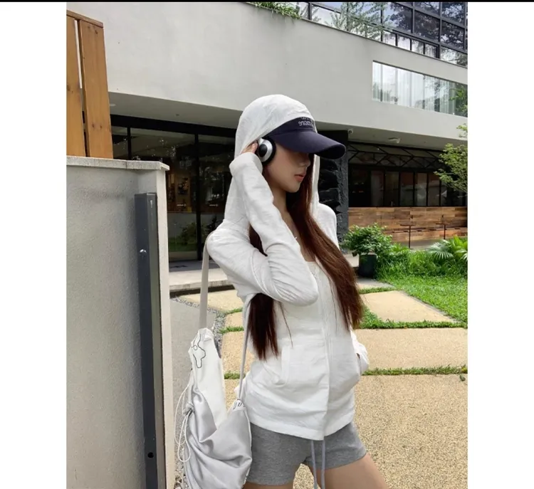 【元气夏日】短外套 设计休闲百搭气质短款上衣+高腰修身短裤两件套