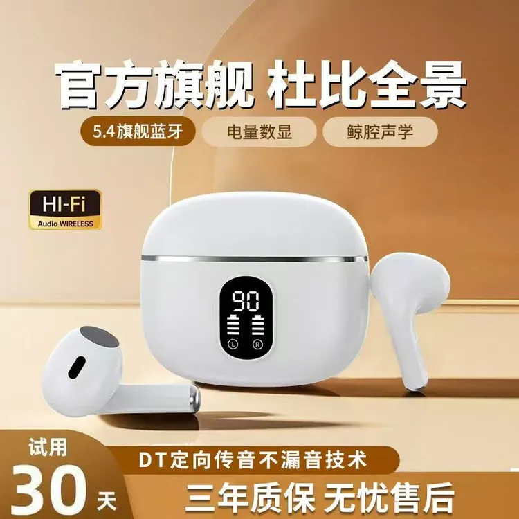 【柏林之音】2025新款无线蓝牙耳机半入耳式超长续航运动降噪高音质