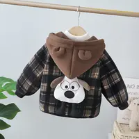 男童加绒棉衣外套冬季2025新款儿童冬装男宝宝加厚棉服小男孩棉袄