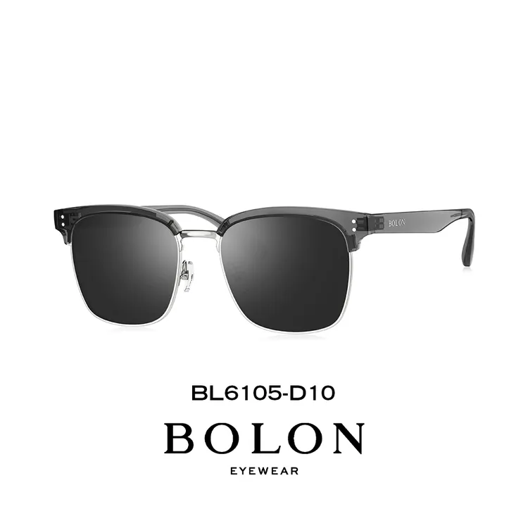 BOLON暴龙眼镜个性潮流偏光太阳镜商务半框墨镜BL6105&BL6110