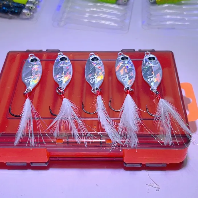 定制版炫彩海钓银小刀铁板路亚饵