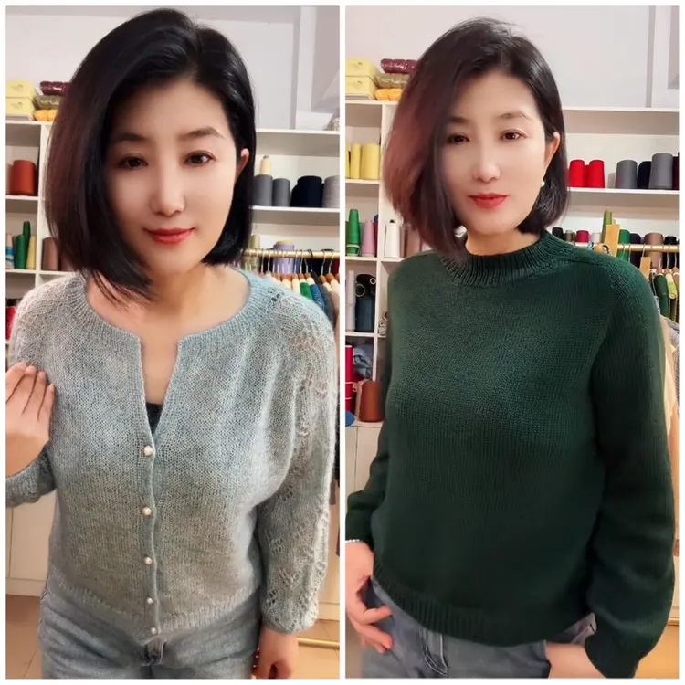 男女同款马鞍肩，矜持两款教程