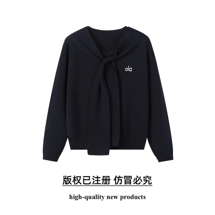 奢姿大码女装2025秋季时尚海军领刺绣针织衫胖妹妹气质减龄上衣