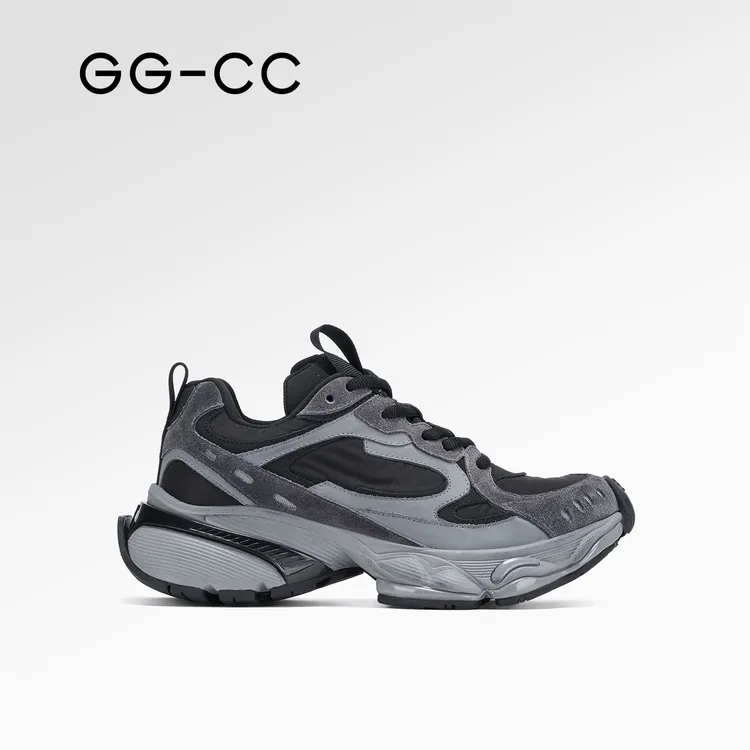 GG-CC【洪流时代】新款时尚厚底老爹鞋做旧运动休闲鞋鞋子9853