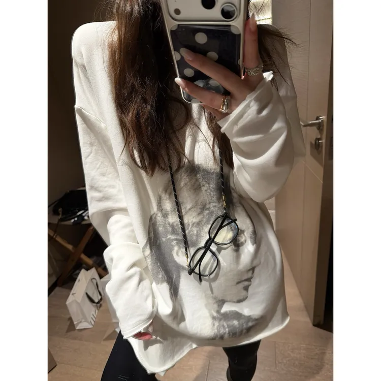 SP 超洋气加绒人像长袖t恤女秋冬内搭基础款打底衫保暖上衣t