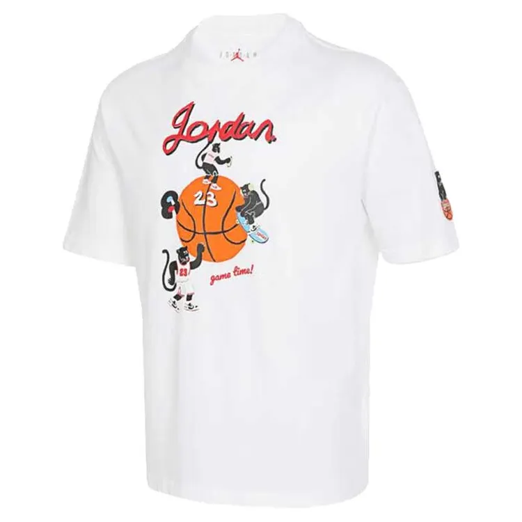 NIKE耐克男子 M J ARTST 1985 SS TEE 2 GCE无领短T恤HM4899-100