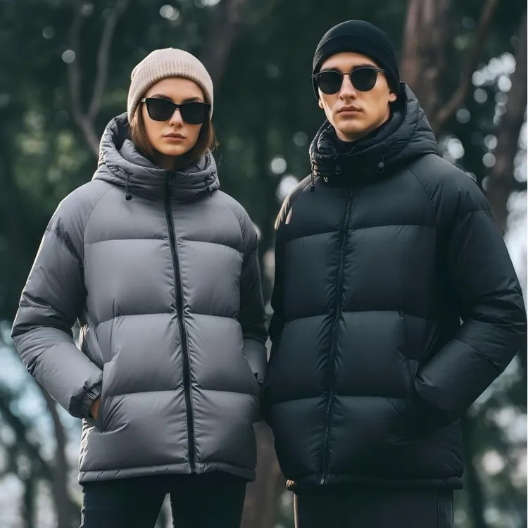 同淋雪X英爵伦ENJEOLON 加厚白鸭绒羽绒服连帽面包服外套男女同款
