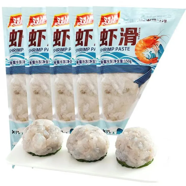 双汇虾滑150g生鲜冷冻速冻丸滑涮锅关东煮丸子火锅食材