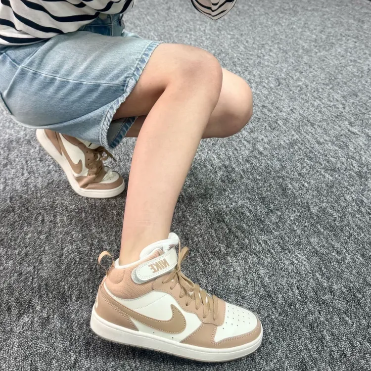 耐克休闲鞋耐磨男鞋女鞋女中帮经典板鞋倒钩车缝线篮球鞋高帮