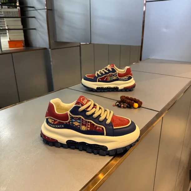 系带厚底增高四季通用时尚休闲鞋老爹鞋鞋子运动鞋百搭男鞋