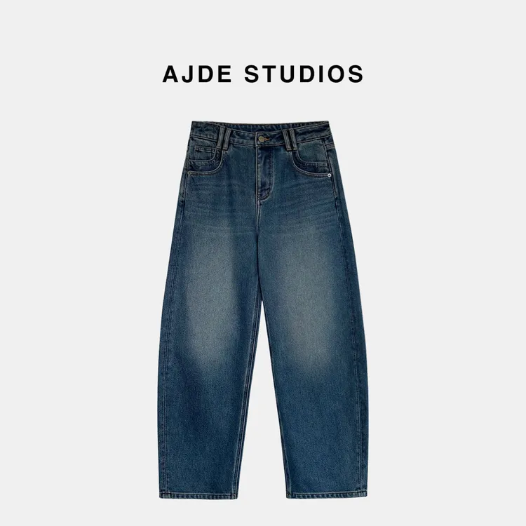 AJDE｜8506擦色牛仔裤01