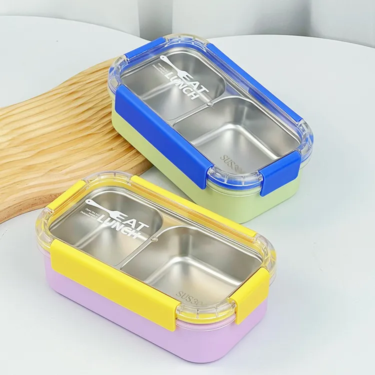 厨伯伯多巴胺保鲜饭盒304不锈钢学生上班族汤盒便当盒