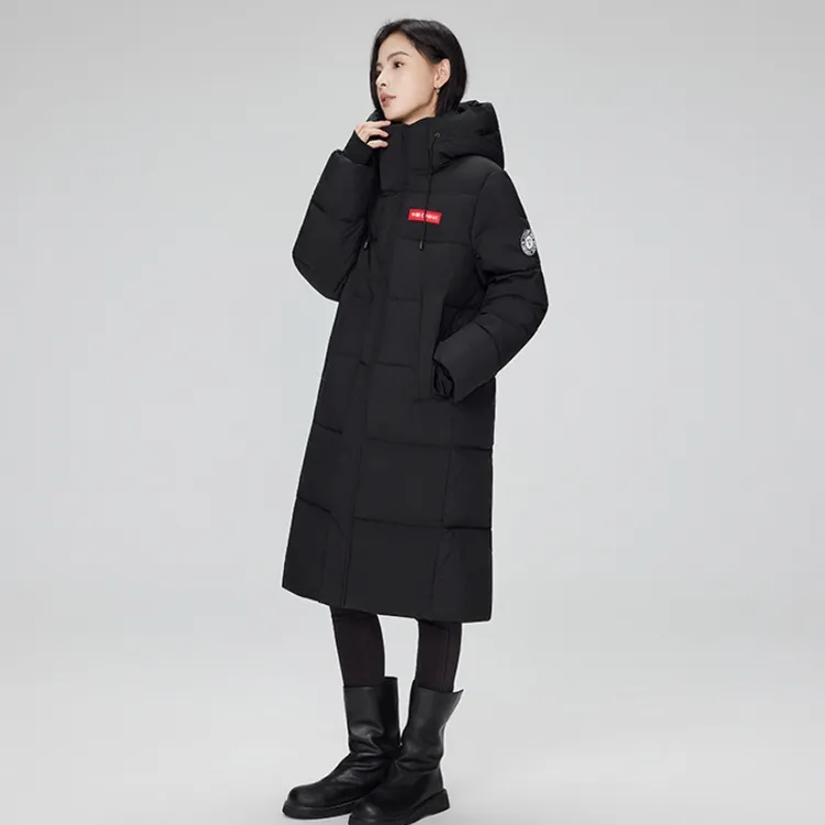 2025年新款冬季中长款连帽棉服男女宽松加厚保暖修身情侣棉衣外套