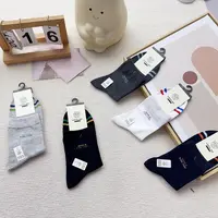 L7012-32 十双男袜商务时尚休闲中筒袜