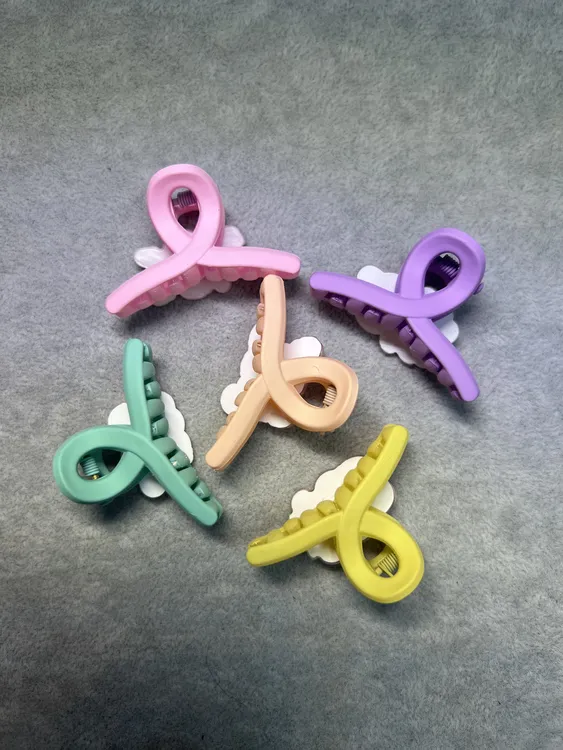 日韩瑞丽风抓夹少女风边夹女头绳发圈