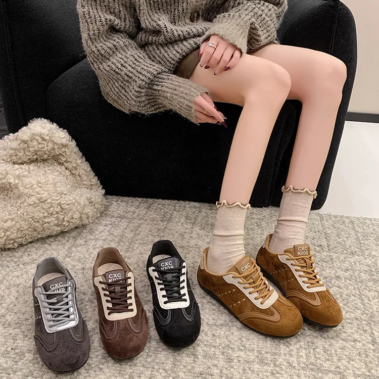 【反季清货·韩单高端定制】德训鞋女2026春季新款时尚系列