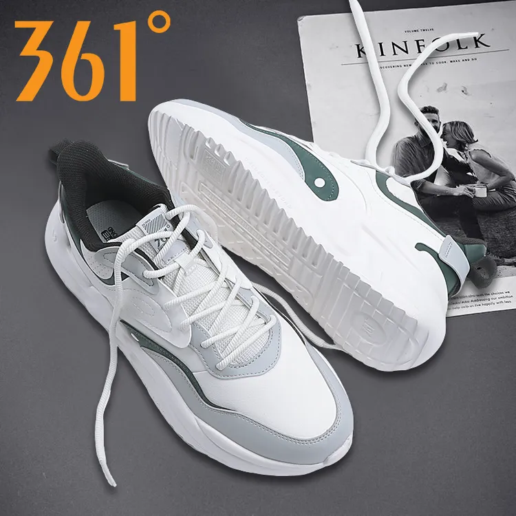 361°男鞋老爹鞋男士潮鞋百搭休闲鞋秋季跑步鞋青少年软底运动鞋子
