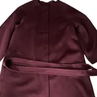 休闲长款羊毛大衣