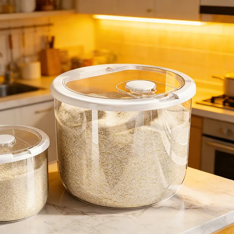 米桶防潮密封大米收纳盒面粉储存罐装米缸米桶储米箱商品图