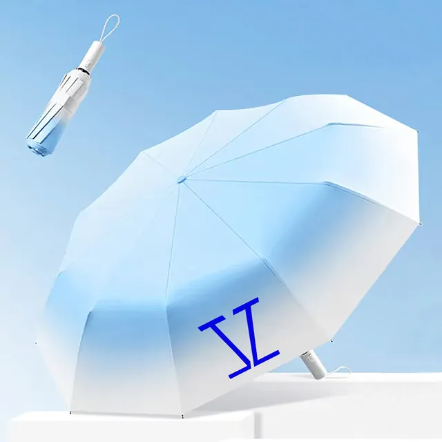 2024张杰周边演唱会应援时尚可爱高颜值晴雨两用伞自动防风渐层伞