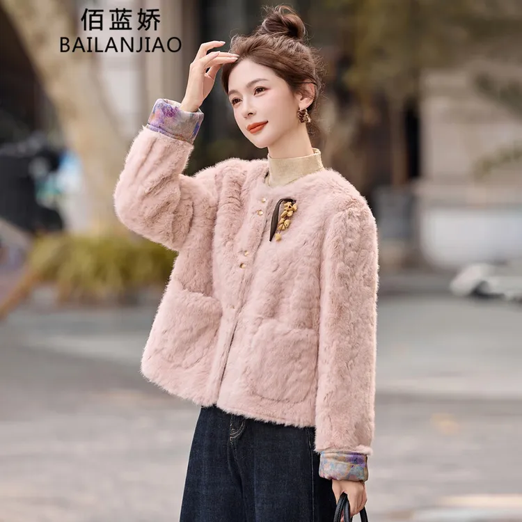 小香风两面穿外套女2025冬季新款时尚洋气休闲百搭减龄短款大衣