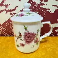  宏泰福袋 宏泰瓷源 景德镇高端赏瓷 水点桃花办公杯  r0509