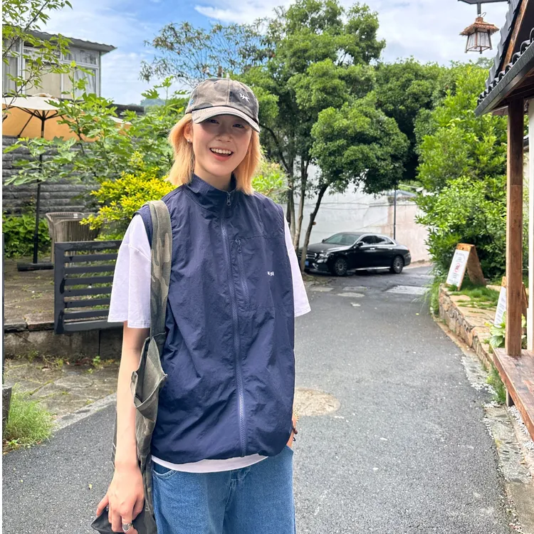 cold gold立领防水工装马甲无袖薄外套上衣坎肩背心户外山系男女