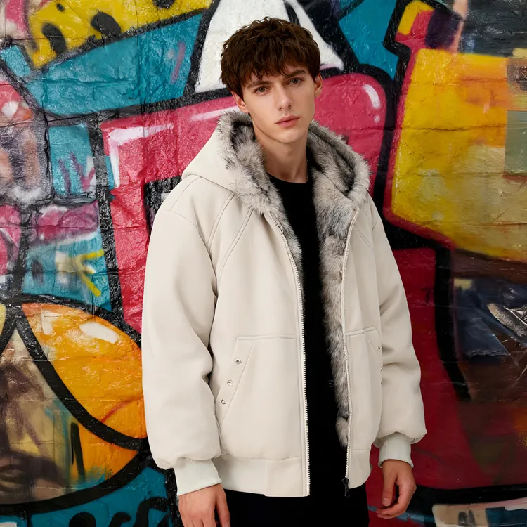 美式重磅狼王座山雕棉服外套男冬季厚实硬核防寒绒雕 