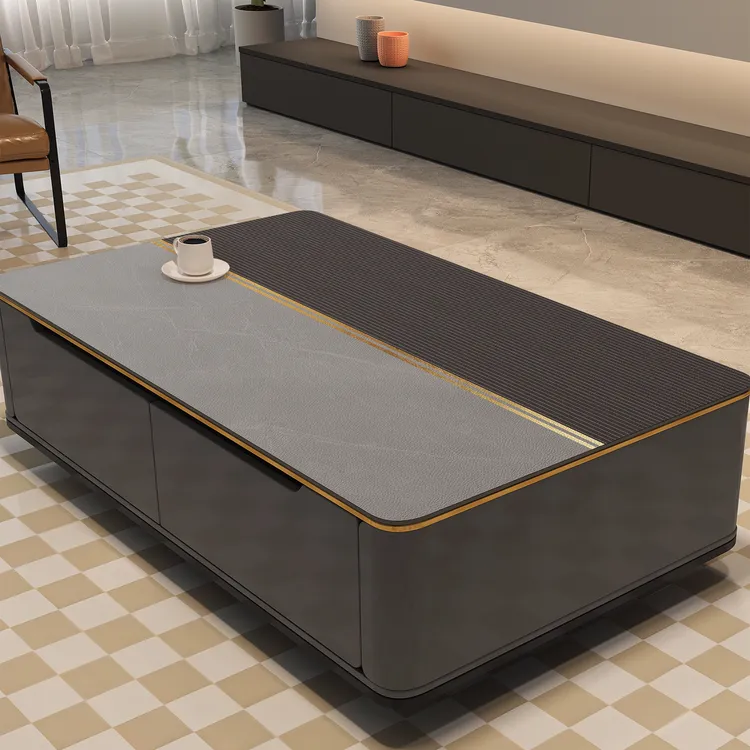 轻奢高级感茶几桌垫防水防油免洗桌布长方形茶几垫餐桌桌面保护垫