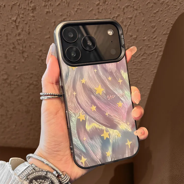 流光星星适用苹果16promax手机壳iphone17pro高级感苹果15pro小众