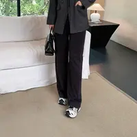 微胖女装【削胯裤】绵羊毛老钱风松弛感贵气高级感休闲裤长裤2686