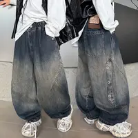 童装男童秋装裤子2025新款秋季中大童男孩牛仔裤青少年长裤春秋款