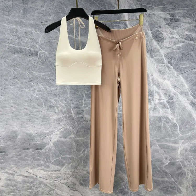 2025新款高个子瑜伽服套装女宽松气质性感外穿普拉提高级感健身服