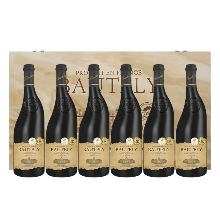 【原瓶进口】柏特利雅教皇河谷干红葡萄酒14.5度750ml6支木箱装-B1