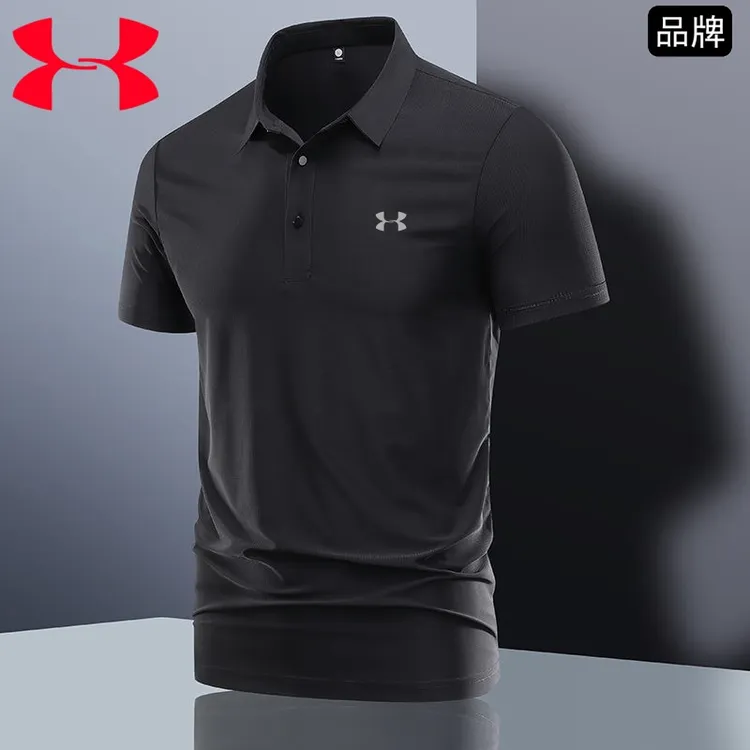 UA安德嗎款polo新款男士夏季冰丝无痕商务休闲运动修身POLO衫T恤