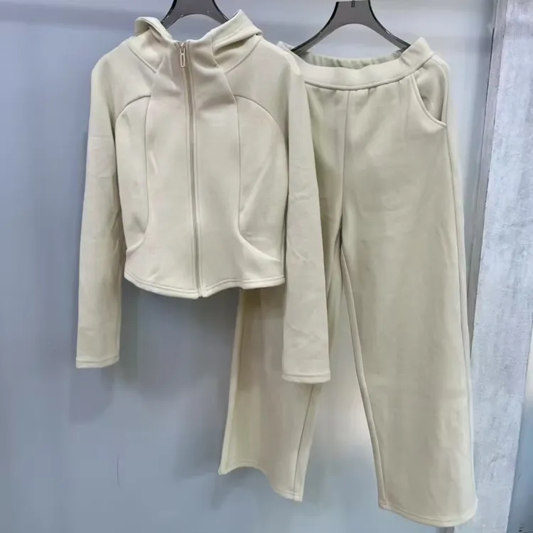 南油欧货LULU运动套装超级显瘦百搭高级秋冬