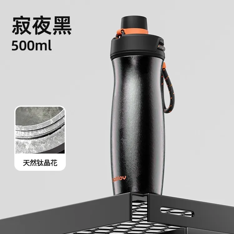 bablov纯钛保温杯男女款轻奢随身便携式水杯子2025新款高端钛杯