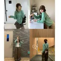 徐秋阳  抹茶可可 秋季新款百搭时尚休闲显瘦显白毛衣YM429