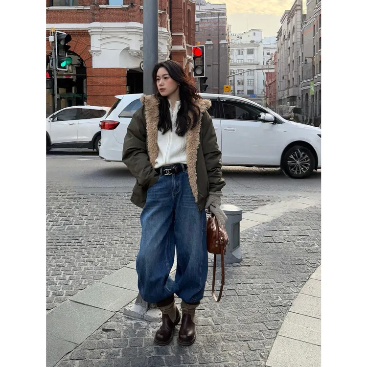 Seyora 冬季新款小众双面穿保暖短外套90白鸭绒羽绒服Y40112SY54