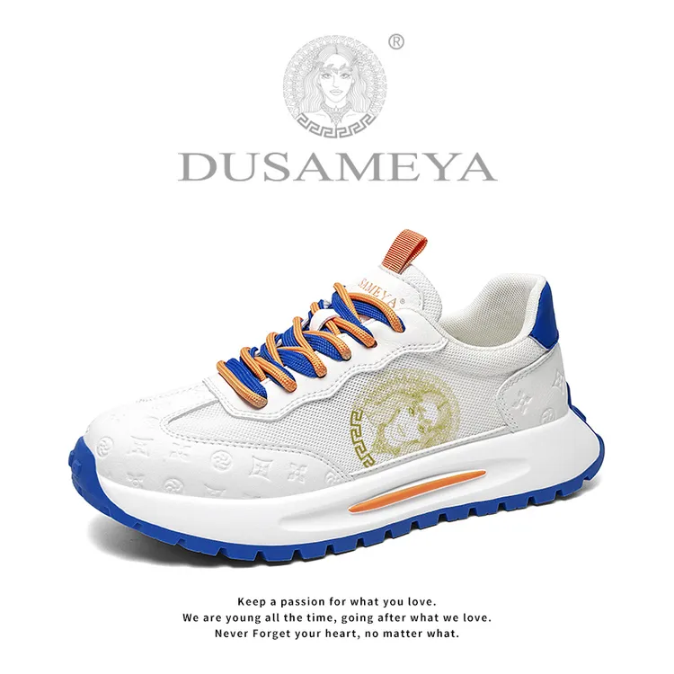 DUSAMEYA/杜莎米娅秋冬轻奢时尚透气情侣网面潮流百搭阿帕奇鞋