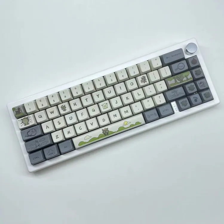 灰太狼主题键帽MDA高度PBT材质热升华键帽