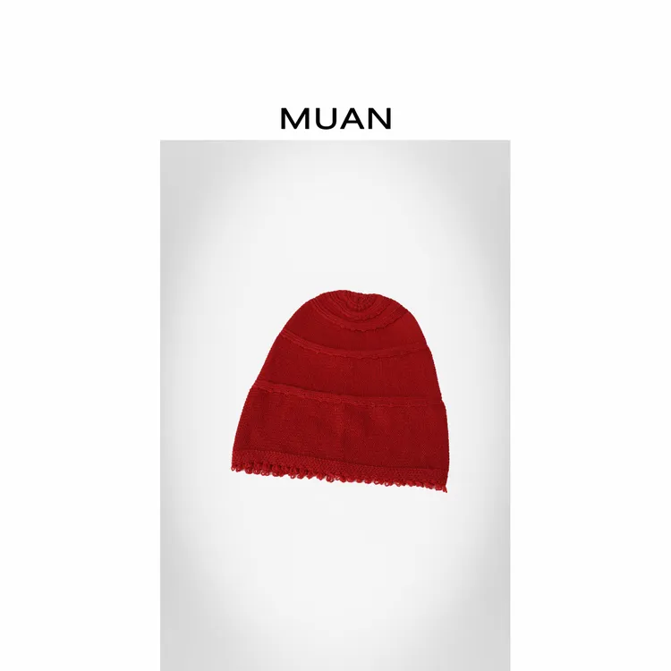 木岸MUAN：《富士冷帽》定制毛边复古高级百搭简约冷帽女WP-1019