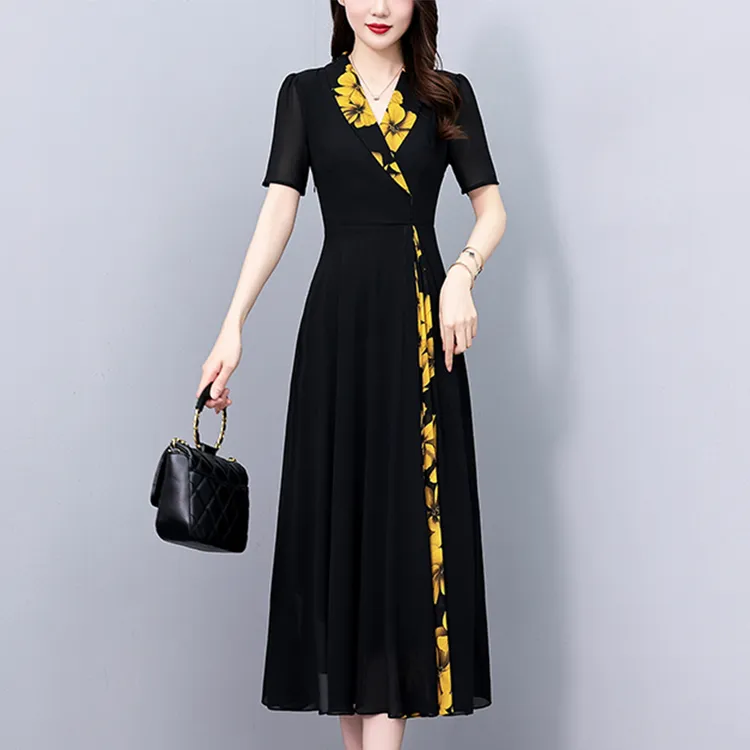 国际大牌爆款连衣裙子女夏季2025新款高端轻奢高级感绿色森系礼服