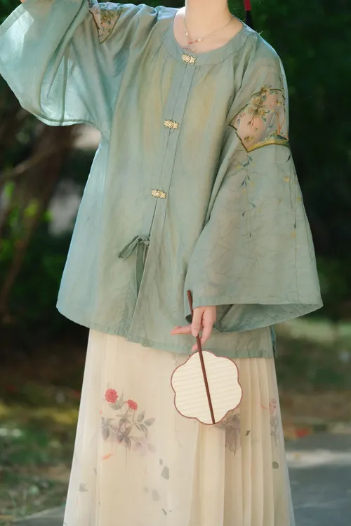 汐舟 【小窗影】圆领衫明制汉服春夏秋新品