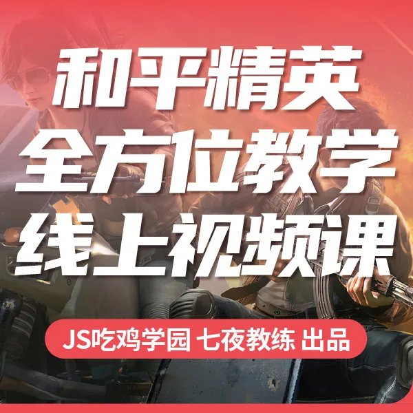 和平精英线上视频课 JS吃鸡教材 全方位教学（赠2节体验课）