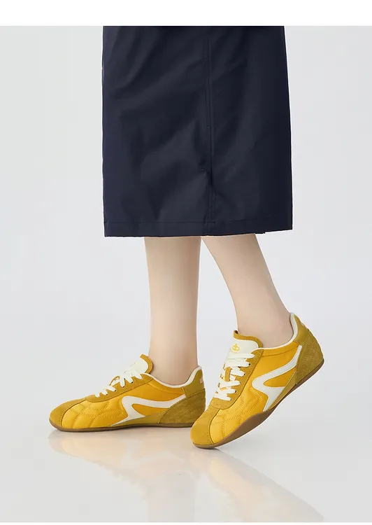 平底低帮绑带流浪德训鞋休闲鞋AX12318